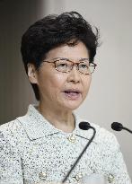 Hong Kong leader Lam