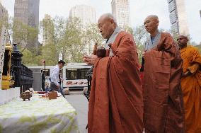 Memorial in New York for Japan disaster victims