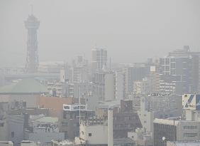 PM2.5 level up in Fukuoka, other Kyushu cities