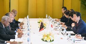 Japan, Papua New Guinea leaders hold talks in Nagoya