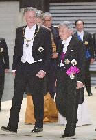 Banquet for Belgian royal couple at Imperial Palace
