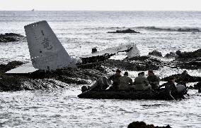 Osprey crash landing in Okinawa rated as severe "Class A" mishap