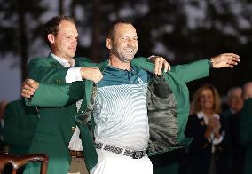 Golf: Garcia wins 1st major title at Masters