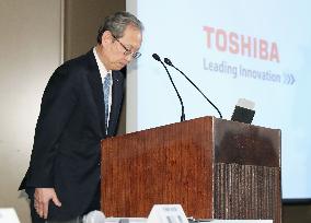 Toshiba releases April-Dec. earnings without auditor approval