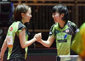 Table tennis: Ishikawa, Hirano move into doubles 2nd round at worlds