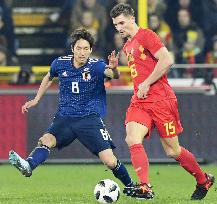 Soccer: Belgium-Japan friendly