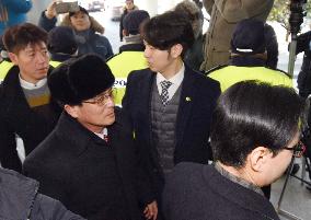 N. Korean Olympic delegation in S. Korea