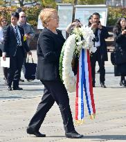 Chilean President Bachelet in Nagasaki