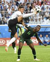 Football: Nigeria vs Argentina at World Cup