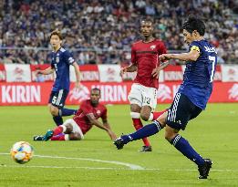 Football: Japan-Trinidad and Tobago friendly