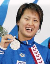 Shibata wins silver in women's 800m freestyle