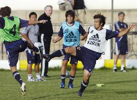 Japan squad tunes up for match against Yemen