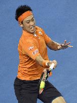 Nishikori reaches Aussie Open 4th round