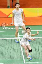 Japan duo competes in women's badminton doubles final