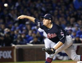 Baseball: Cubs cut Indians' World Series lead to 3-2