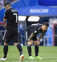 Football: Argentina vs Iceland at World Cup