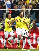 Football: Colombia vs England at World Cup