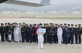 N. Korea returns U.S. soldiers' remains