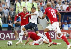 Football: France's Mbappe at World Cup