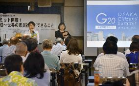 Citizens' summit in Osaka ahead of G20 summit