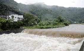 Heavy rain in southwestern Japan