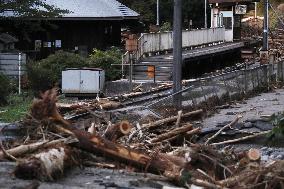 Aftermath of Typhoon Hagibis in Japan