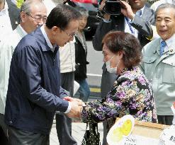 S. Korean president visits disaster-hit region