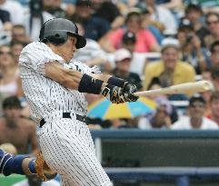 Yankees' Matsui hits three-run homer