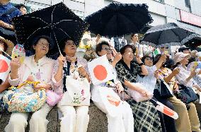 Japan voters in general election campaigning