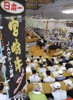 Cow auction resumes in disease-hit Miyazaki