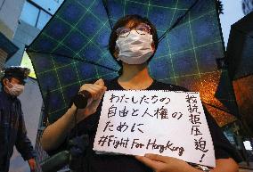 Protests against security law for Hong Kong