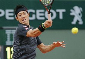 Nishikori defeated in French Open 4th round
