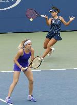 Hibino-Gibbs pair win women's doubles 2nd-round match at U.S. Open