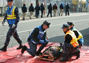 Japan, U.S. hold nuclear disaster drill at Yokosuka base