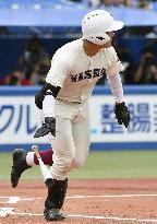 Baseball: High school slugger Kiyomiya hits "record-tying" 107th homer