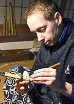 Swedish man preserving art of Japanese sword-crafting