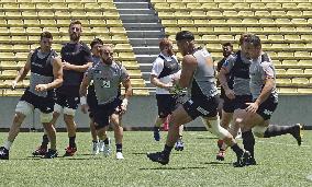 Rugby: Sunwolves in training