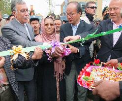 Japan supports road construction in Bamiyan