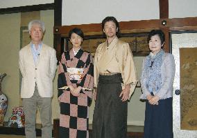 Actress Matsu promotes film based on novel by Dazai