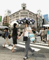 Tokyo's temperatures hit June record of 36.2 C