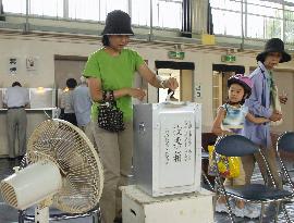 Voters cast ballots for 1st national election under Abe