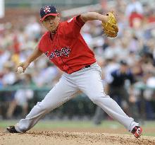 Matsuzaka allows 5 runs in 2 innings in rehab start