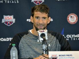 Michael Phelps ready for his last Olympic swimming trials