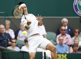 Nishikori advances to Wimbledon 3rd round