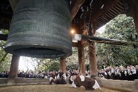 Monks sound bell on trial basis