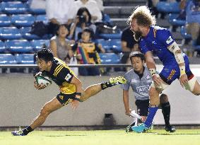 CORRECTED: Rugby: Suntory has too much fizz for NTT Comms