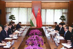 China-Tajikistan talks