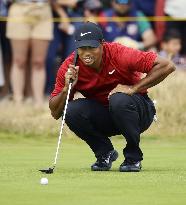 Golf: Tiger Woods at British Open