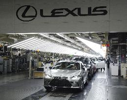 Lexus production in Japan