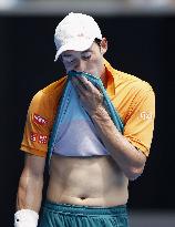 Tennis: Nishikori at Australian Open